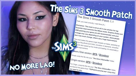 Smooth Patch For The Sims 3 And No More Lag Youtube