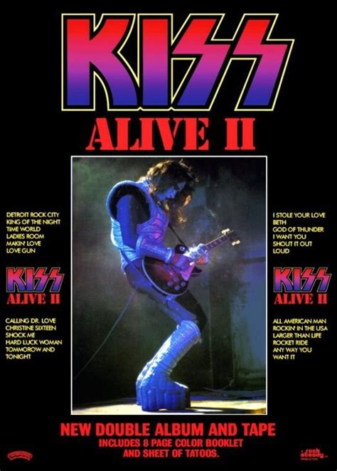 Kiss Ace Frehley Alive Ii Album Promo Stand Up Display