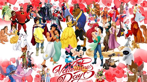 Valentines Day Disney Sweethearts By Thekingblader995 On Deviantart