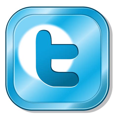 Twitter Metallic Button Transparent Png And Svg Vector File