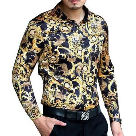party wear mens printed silk shirt at rs 280 piece in ahmedabad id 17067749333