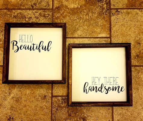 Hello Beautiful Sign Wedding T Wedding Decor Anniversary Etsy