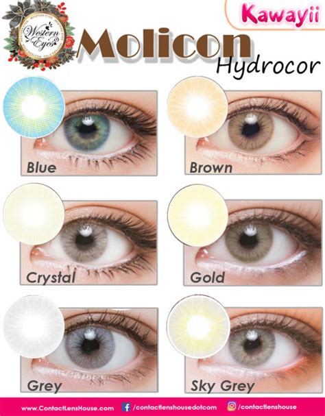 Molicon Hydrocor Blue Color Contact Lens