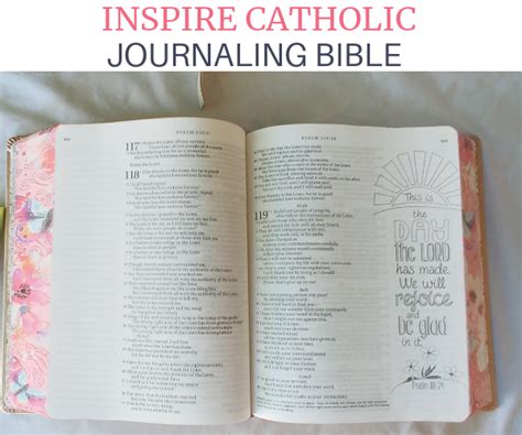 Catholic Journaling Bible Comparison The Littlest Way