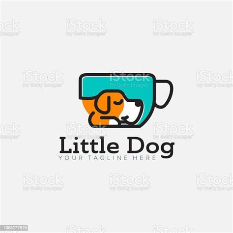 Little Dog Coffee Shop Logo Designs Cafe And Modern Logo Stock
