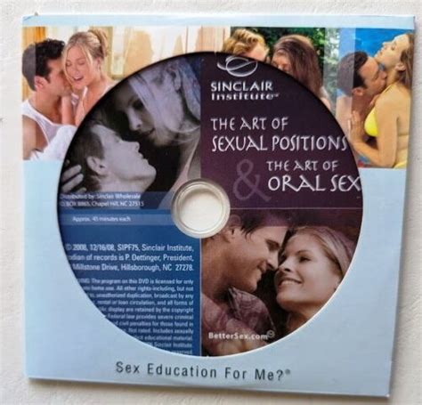 Sinclair Institute Better Sex Series 8 Dvds Adult Education Ebay