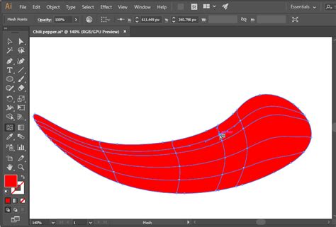 how to use the mesh tool to create gradients in illustrator digitional