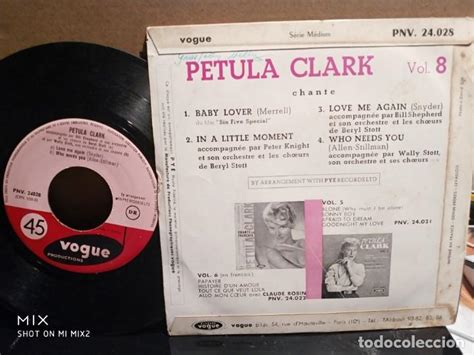 Petula Clark Baby Lover 3 Temas Edición Fra Comprar Discos Ep