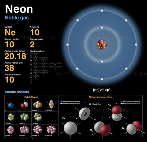 Neon Atom Labeled