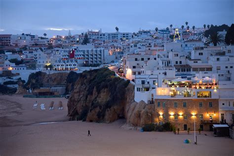 Albufeira At Night 1 Algarve Pictures Portugal In Global Geography