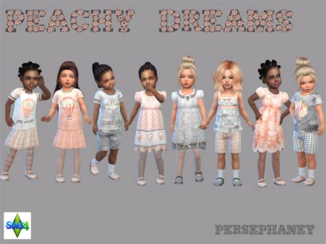 New Set For Toddler Girls Sims 4 Toddler Clothes Sims 4 Children Sims 4