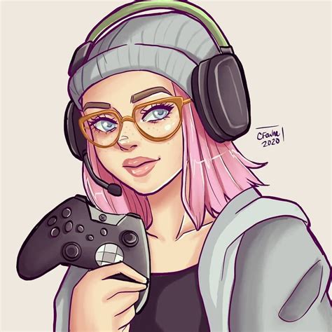 Chelsea Favre Ha Compartido Una Foto En Instagram A Fun Little Gamer Girl Commission I Did For