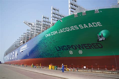 Largest Lng Powered Container Ship Making Maiden Voyage Freightwaves
