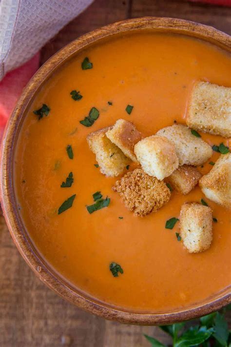 Easy Creamy Tomato Soup Made With Just A Handful Of Ingredients And So