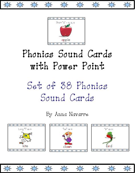 Free printable phonics flashcards,handouts, posters, worksheets, phonics games and other printables to support your phonics lessons and current curriculum. My Teacher's Blog: Phonics Sound Cards with Power Point
