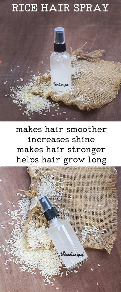 Overnight Rice Hair Spray For Smooth Shiny And Strong Hair