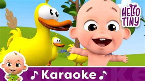 Six Little Ducks Karaoke More Songs Hello Tiny Sing Along With