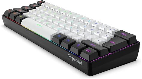 Buy Snpurdiri 60 Wired Gaming Keyboard Rgb Backlit Ultra Compact Mini