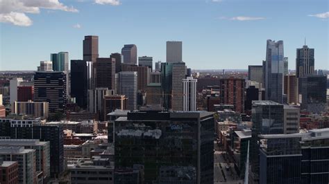 57k Stock Footage Aerial Video Of The Citys Skyline In Downtown