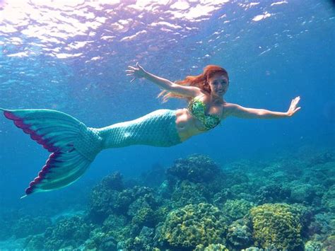 Meet The Real Life Little Mermaid Who Earns A Living Swimming