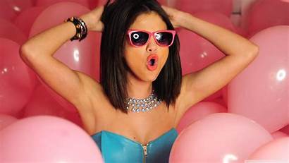 Gomez Selena Wallpapers Hit Lights Balloons Singer