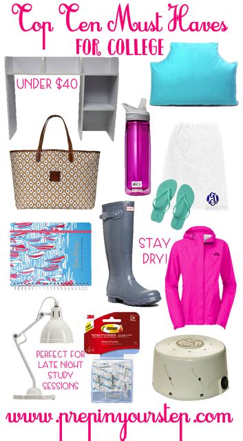 My Top 10 Must Haves For College College Necessities College Fun