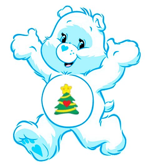 Care Bears Christmas Wishes Bear Happy Pose 2d By Joshuat1306 On