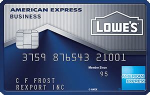 This benefit applies to all mr earned with any amex credit or charge card as long as you have the amex business platinum. AmEx Lowes Business Credit Card - US Credit Card Guide