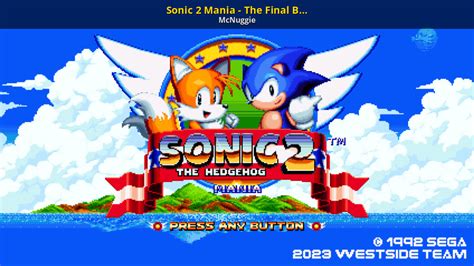 Sonic 2 Mania The Final Build Sonic Mania Mods