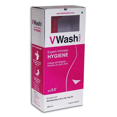 VWash Plus Expert Intimate Hygiene Liquid Wash 350ml