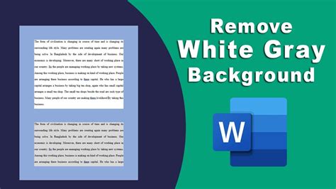 How To Remove Background Text In Word Best Games Walkthrough