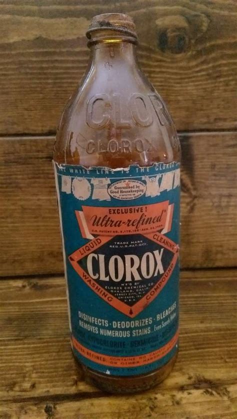 Clorox Bottle Circa 1940s Crossroad Antiques