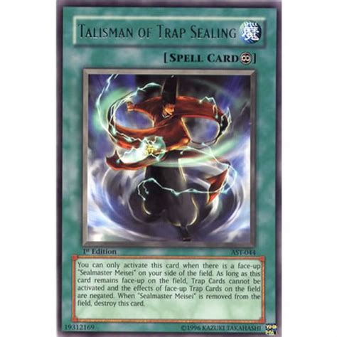 Browse through the content she uploaded herself on her verified profile. Talisman of Trap Sealing AST-044 1st Edition Yu-Gi-Oh! Card