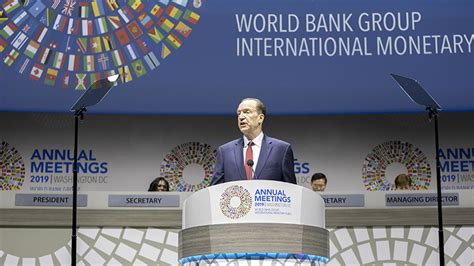World Bank Group President David Malpass Speech To The Plenary Session