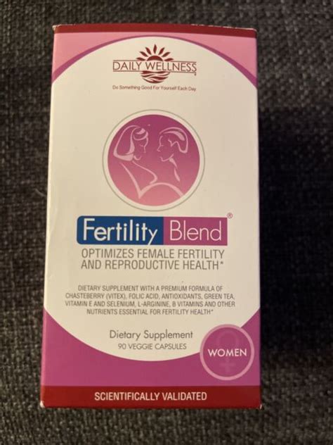 Daily Wellness Company Fertility Blend For Women 90 Veggie Capsules