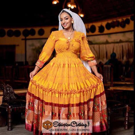 New Chiffon Kmis In 2022 Chiffon Dress Ethiopian Traditional Dress