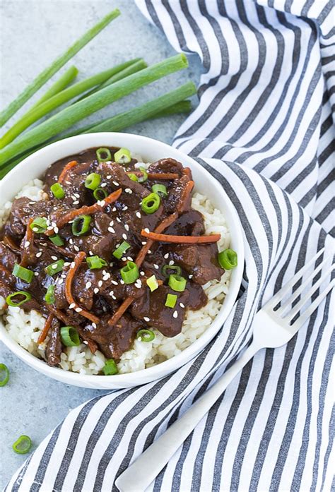 Slow Cooker Mongolian Beef The Blond Cook
