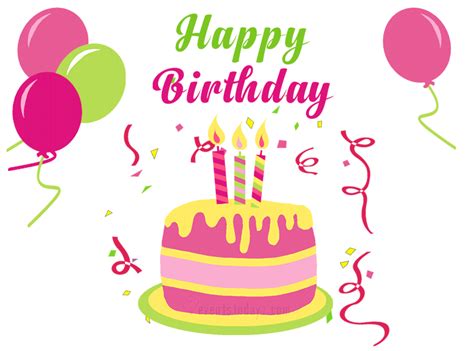 Happy Birthday Greetings  Animations With Beautiful Wishes