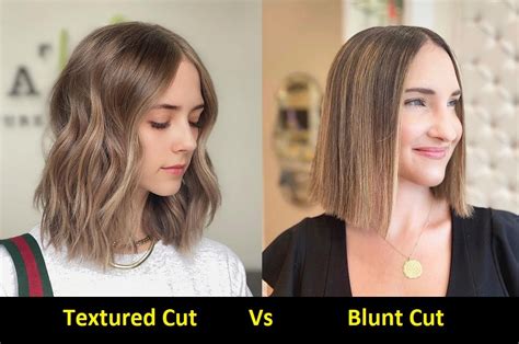 Textured Cut Vs Blunt Cut Whats The Difference Hairstylecamp