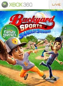 Submitted 4 days ago by satherton. Backyard Sports: Sandlot Sluggers (2010) Xbox 360 box ...