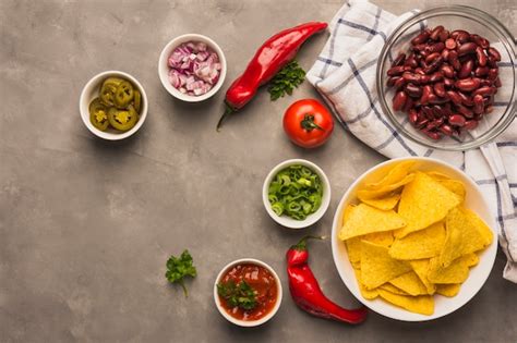 Free Photo Mexican Ingredients