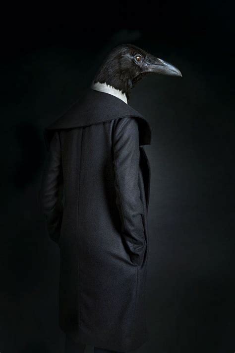 Human Crow Pet Portraits Animals Second Skin
