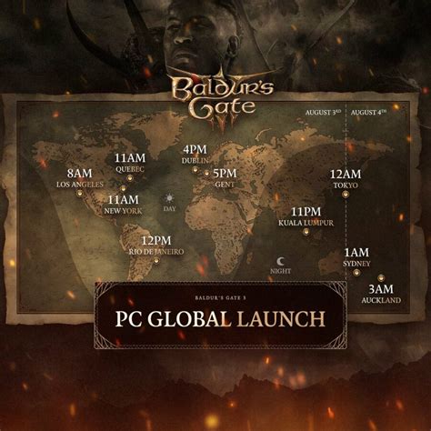 Baldurs Gate 3 Release Time And Preload Guide When Is Bg3 Out