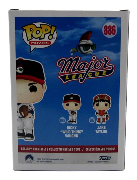 Charlie Sheen Signed Major League 886 Ricky Wild Thing Vaughn
