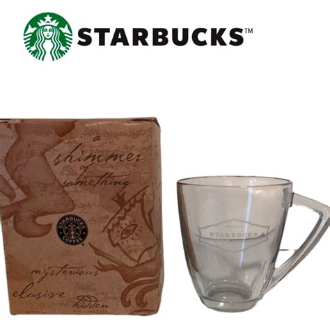 Starbucks Kitchen New Vintage Starbucks Glass Coffee Mug Cup