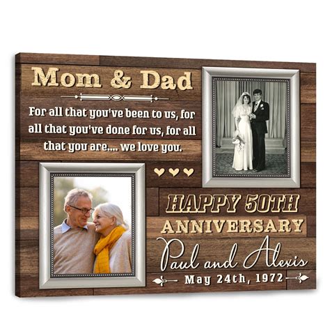 Th Wedding Anniversary Celebration Ideas For Parents Personalized