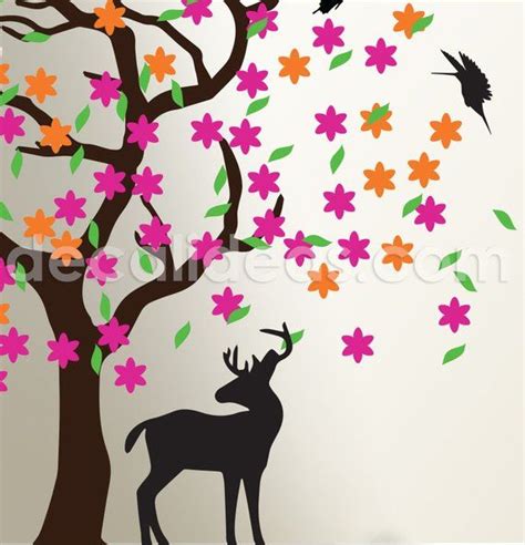 Nursery Wall Decals Large Tree Wall Decal Birch Tree Wall Etsy