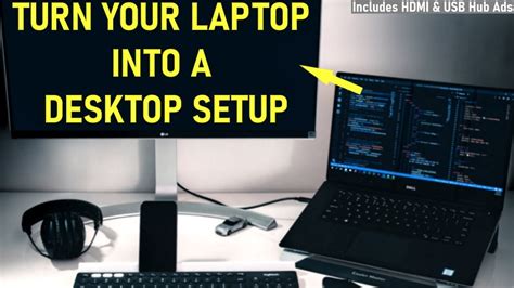 Turn A Windows Laptop Into A Desktop Type Setup Windows 10 Easy