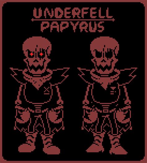 Underfell Fanon Vs Canon Papyrus By 1sanes1 On Deviantart