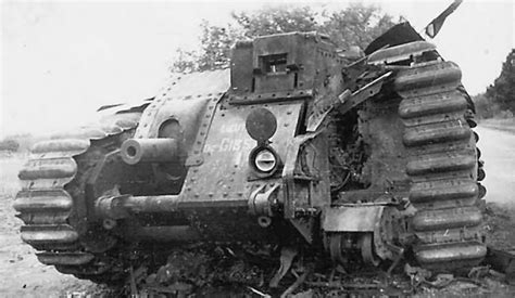 Char B1 Bis Tank 442 Of 46th Bcc Named Lieutenant De Gissac World War